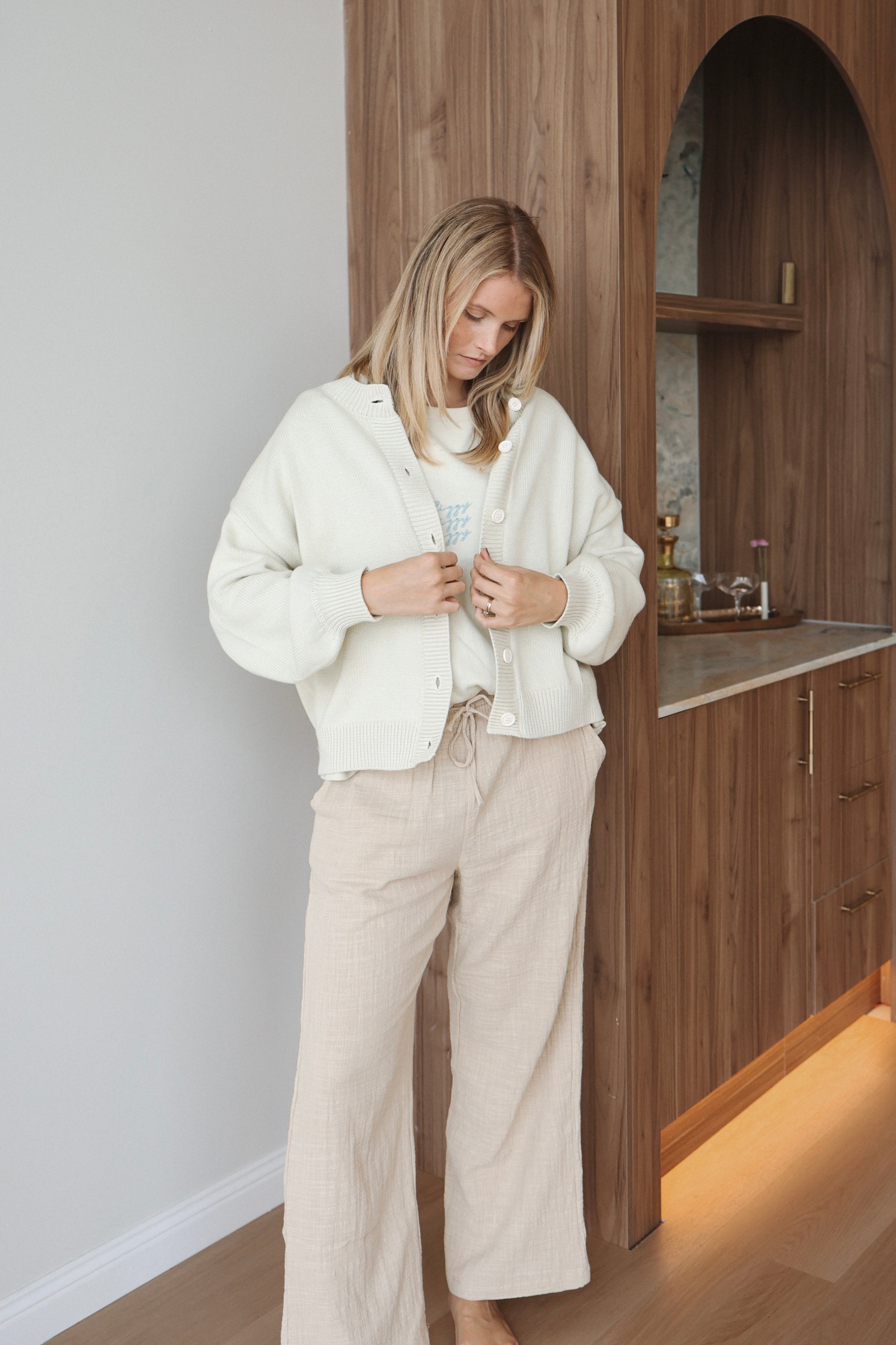 CASSIDY CARDIGAN TEA TREE