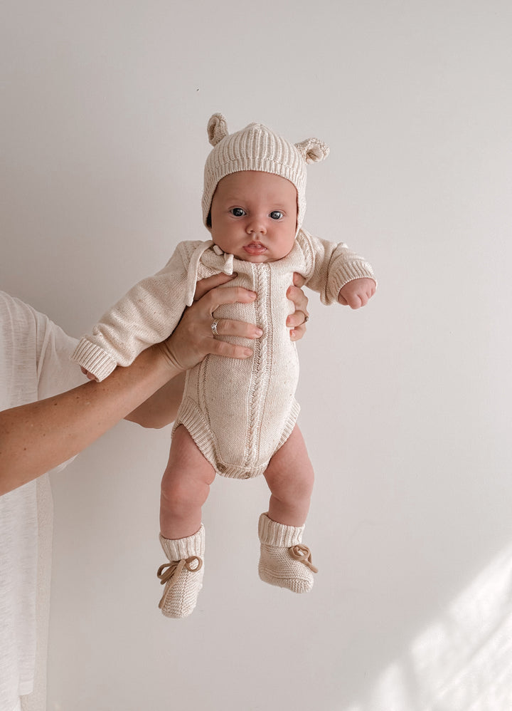 HEIRLOOM ROMPER | BISCOTTI FLECK