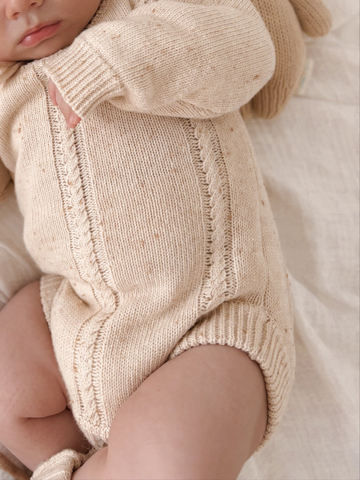 HEIRLOOM ROMPER | BISCOTTI FLECK