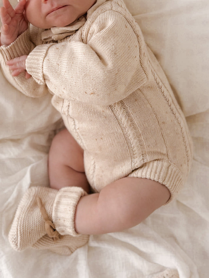 HEIRLOOM ROMPER | BISCOTTI FLECK