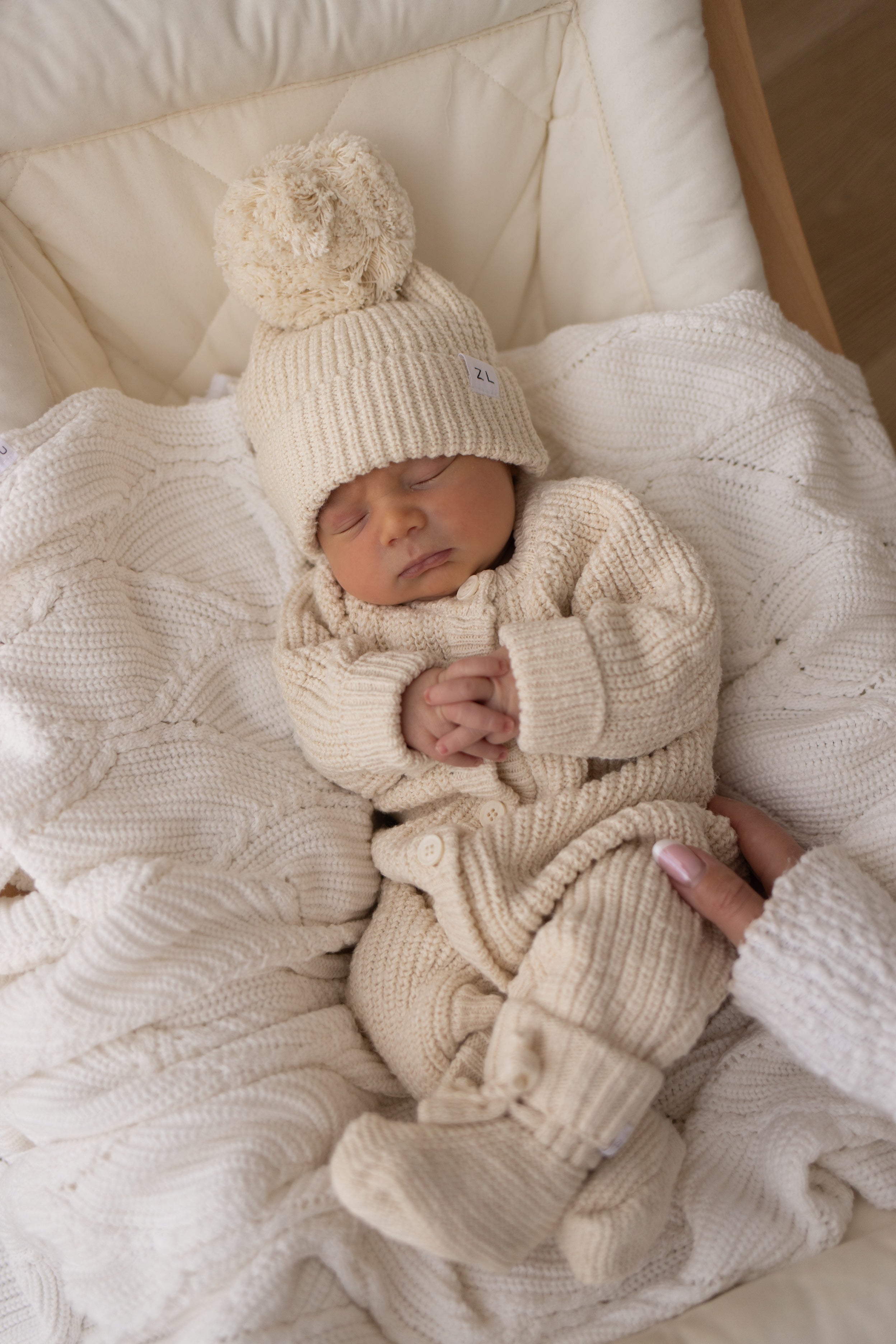 CLASSIC KNIT ROMPER HONEY
