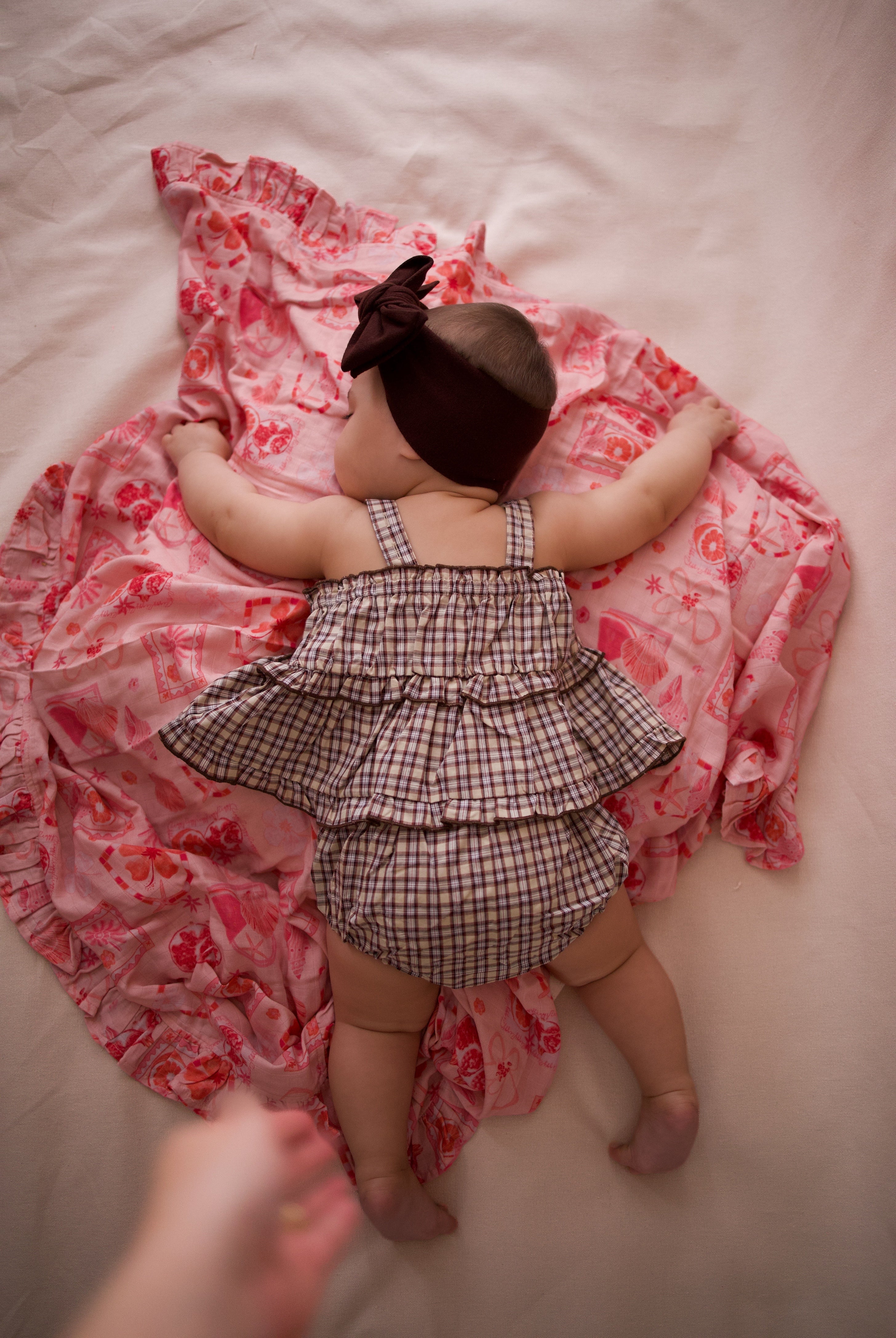 LUCY SINGLET TRUFFLE CHECK