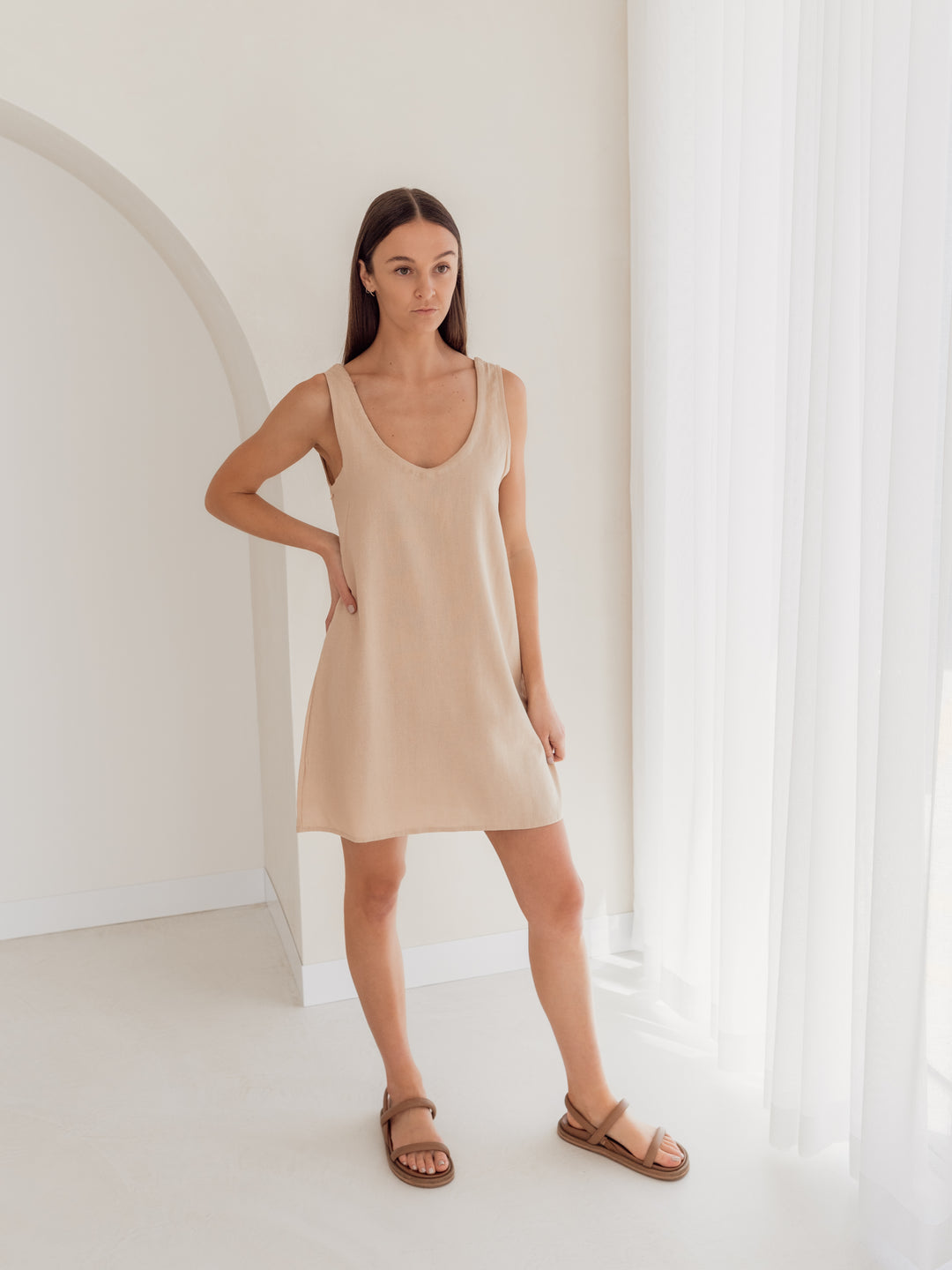 ROMY DRESS | OATMEAL (WOMEN'S)