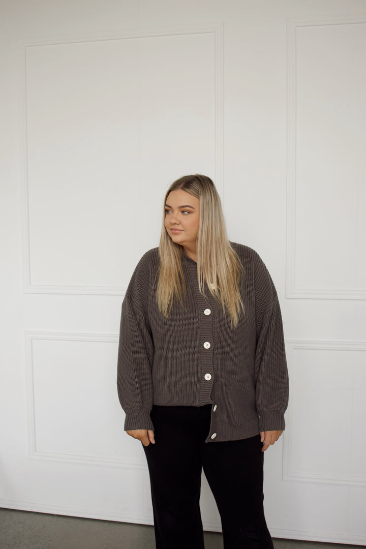 CARDIGAN | CHARCOAL (WOMEN'S)