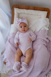 BODYSUIT LAVENDER FLECK