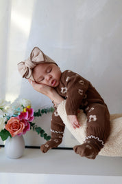 CLASSIC KNIT ROMPER COCO