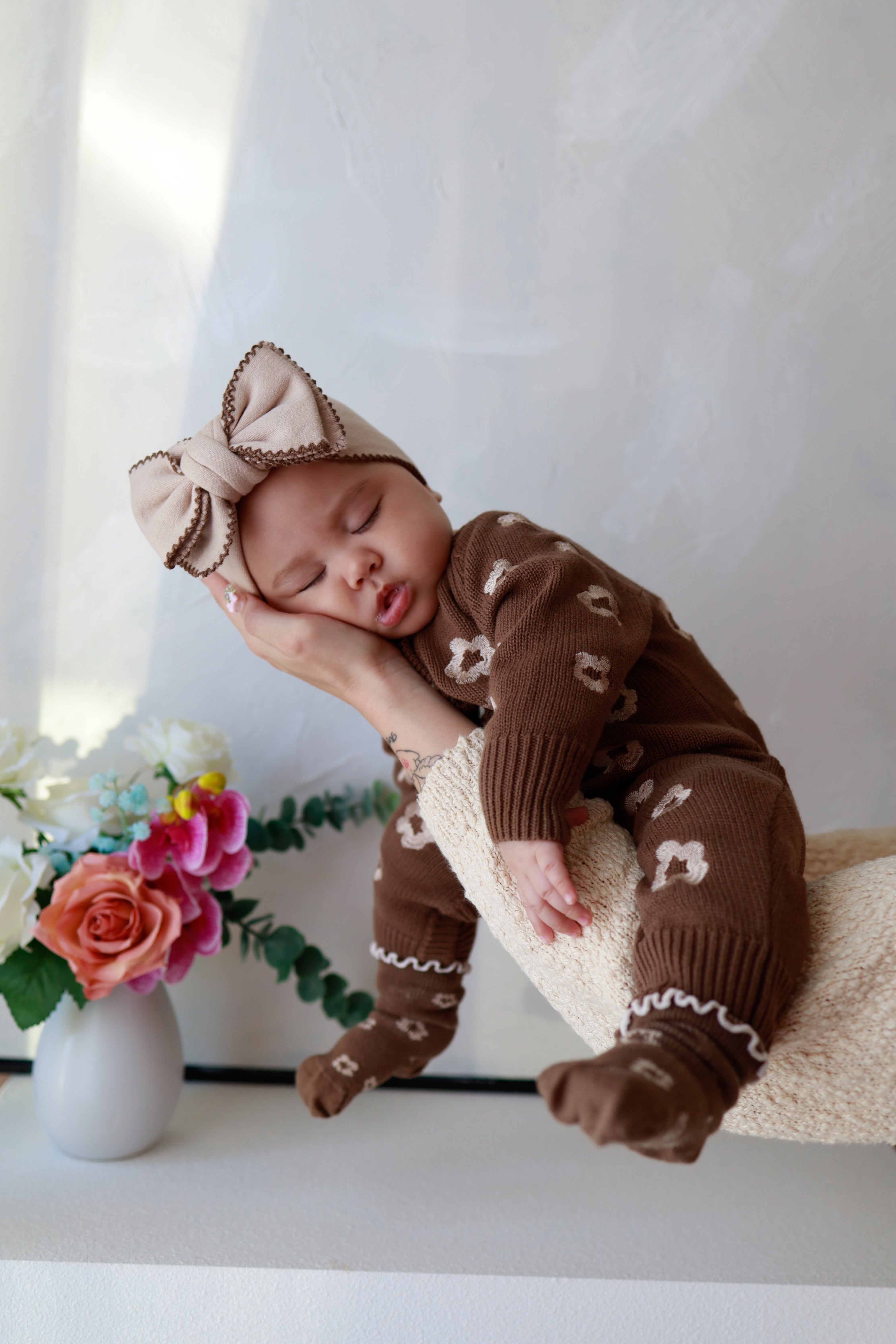 CLASSIC KNIT ROMPER COCO