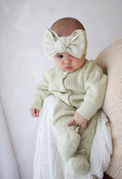 CLASSIC KNIT ROMPER TEA TREE