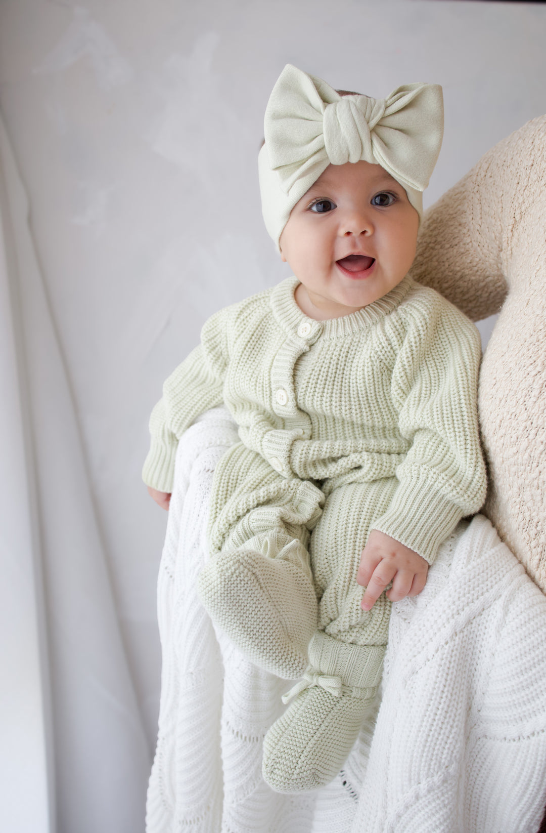 CLASSIC KNIT ROMPER TEA TREE