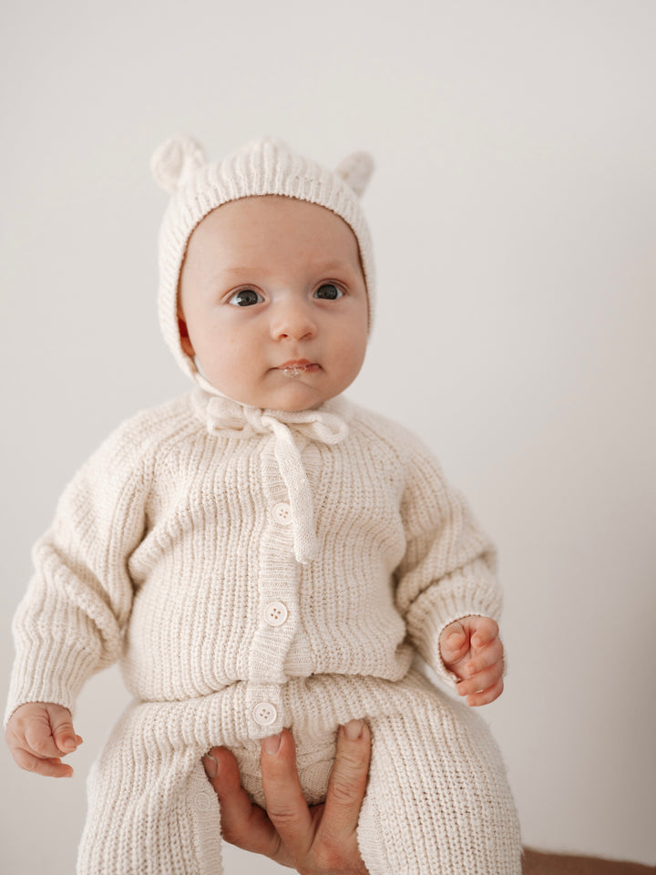 CLASSIC KNIT ROMPER | HONEY