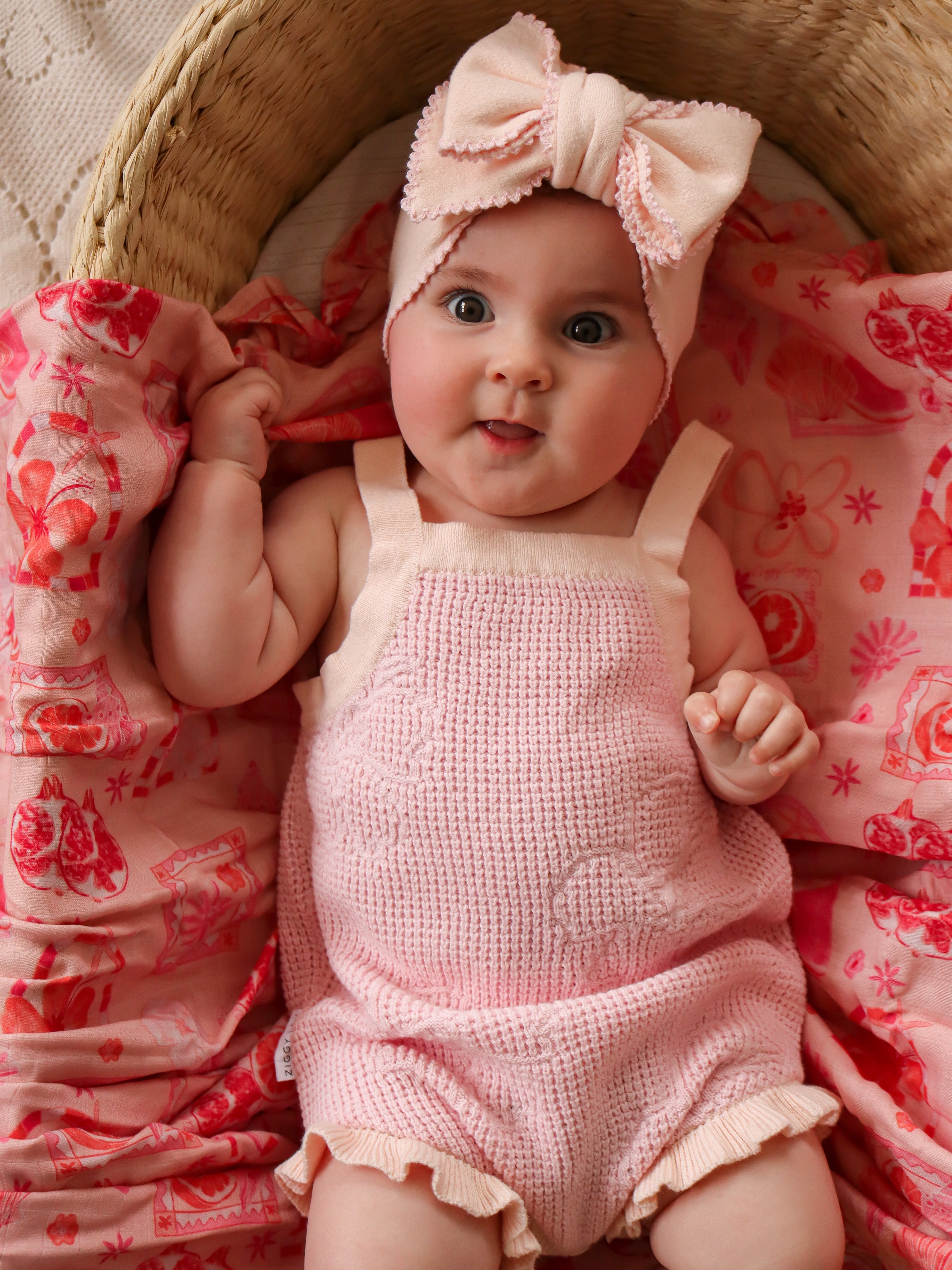 FRILL BODYSUIT HIBISCUS