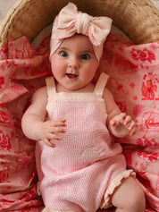 FRILL BODYSUIT HIBISCUS