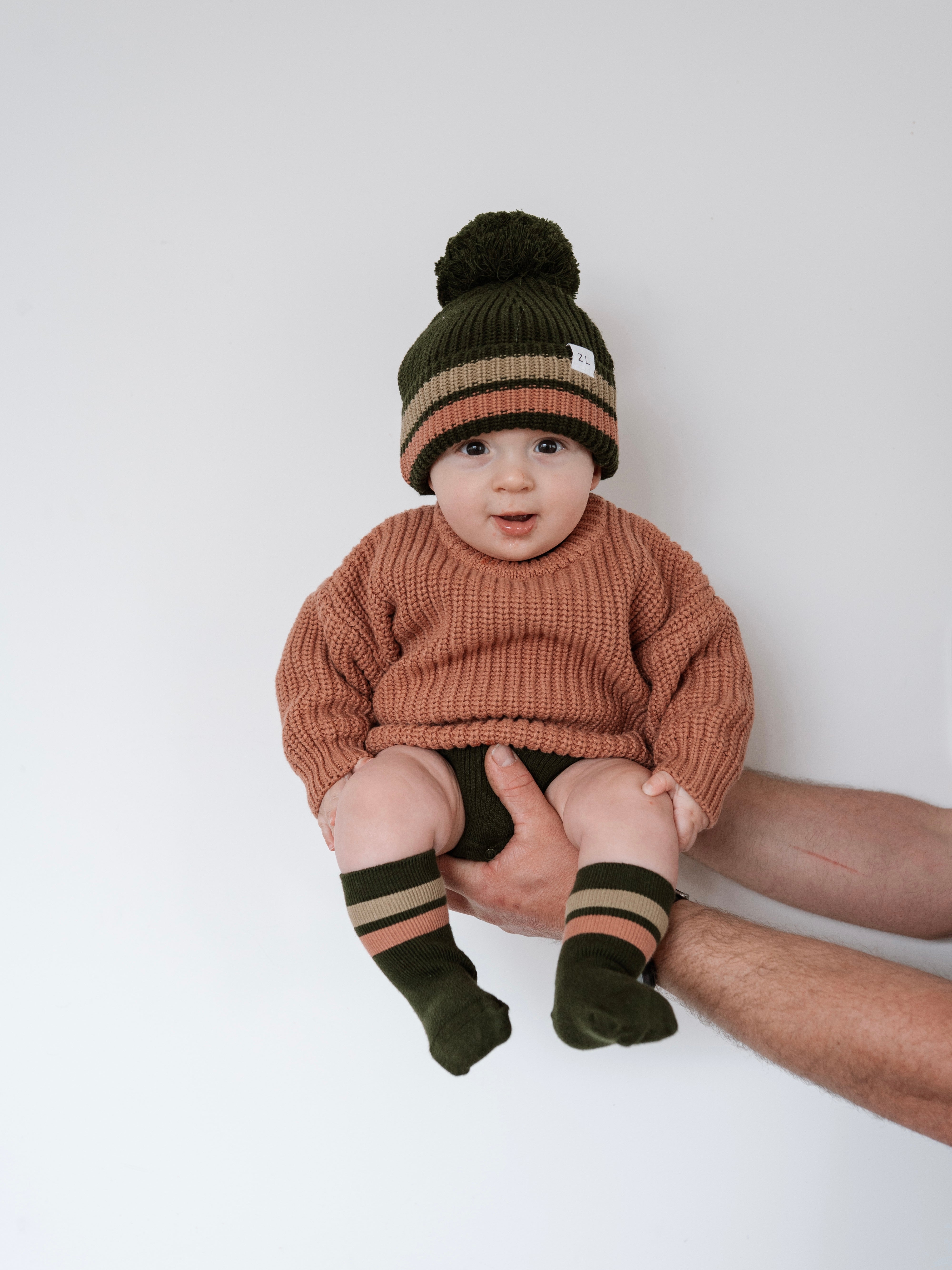 JUMPER SUPER CHUNKY TERRACOTTA