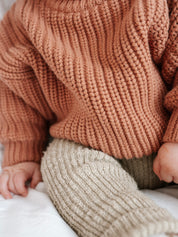 JUMPER SUPER CHUNKY TERRACOTTA