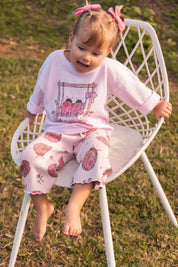 CROPPED PANTS LADYBUG