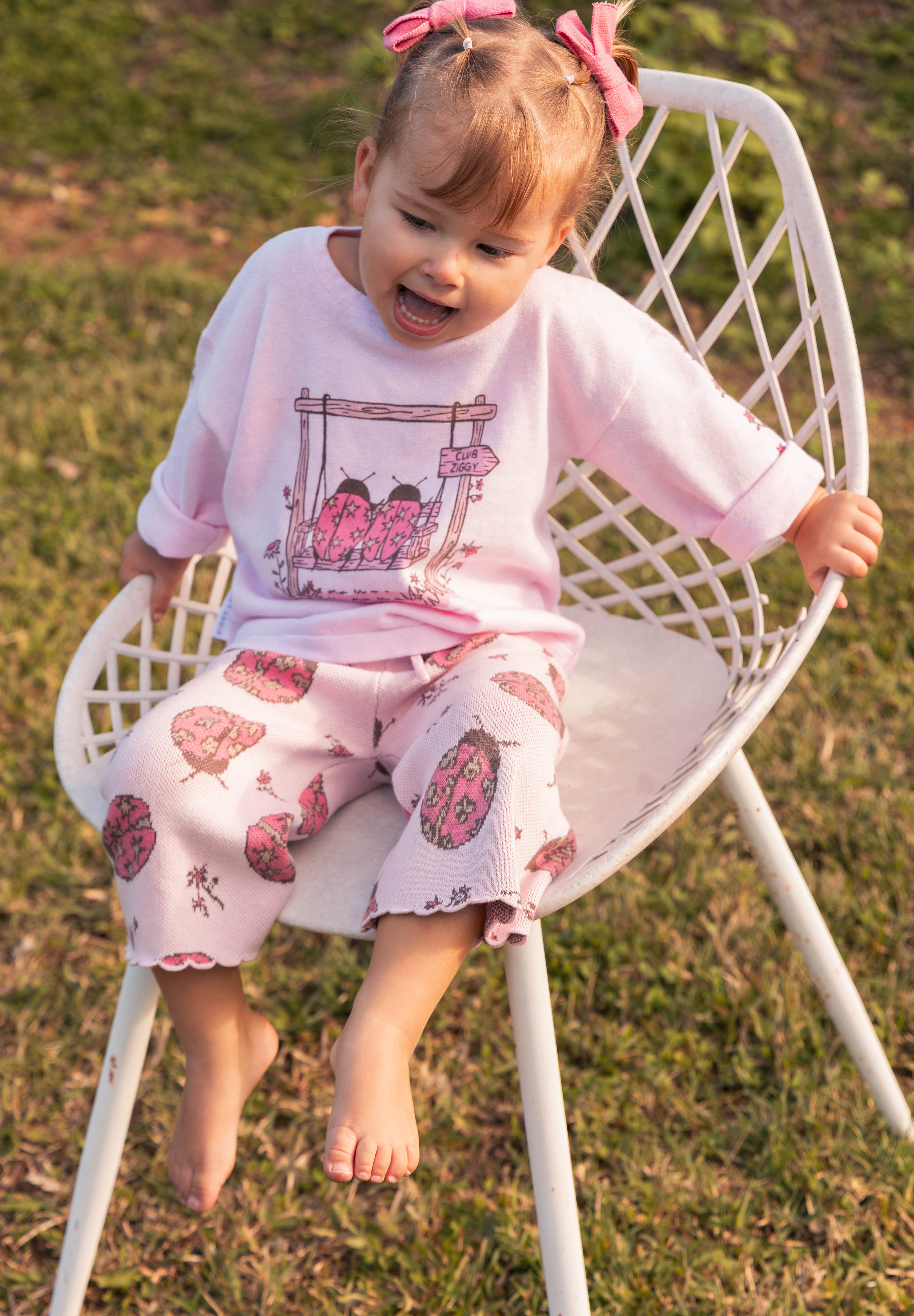 CROPPED PANTS LADYBUG