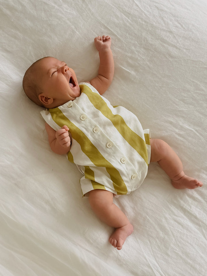 PLAYSUIT | KEY LIME STRIPES