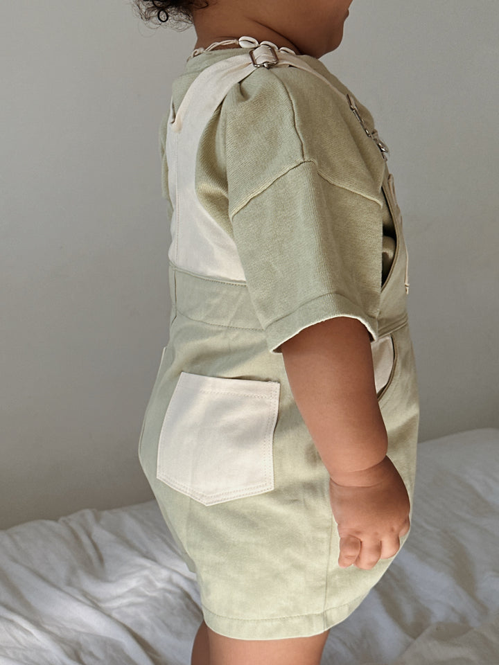 SHORT OVERALLS | TALLOW