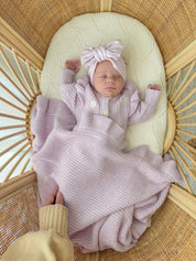 HEADBAND LAVENDER FLECK