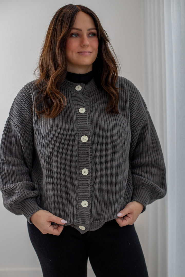 CARDIGAN | CHARCOAL (WOMEN'S)