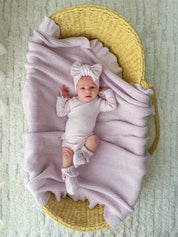 HEADBAND LAVENDER FLECK