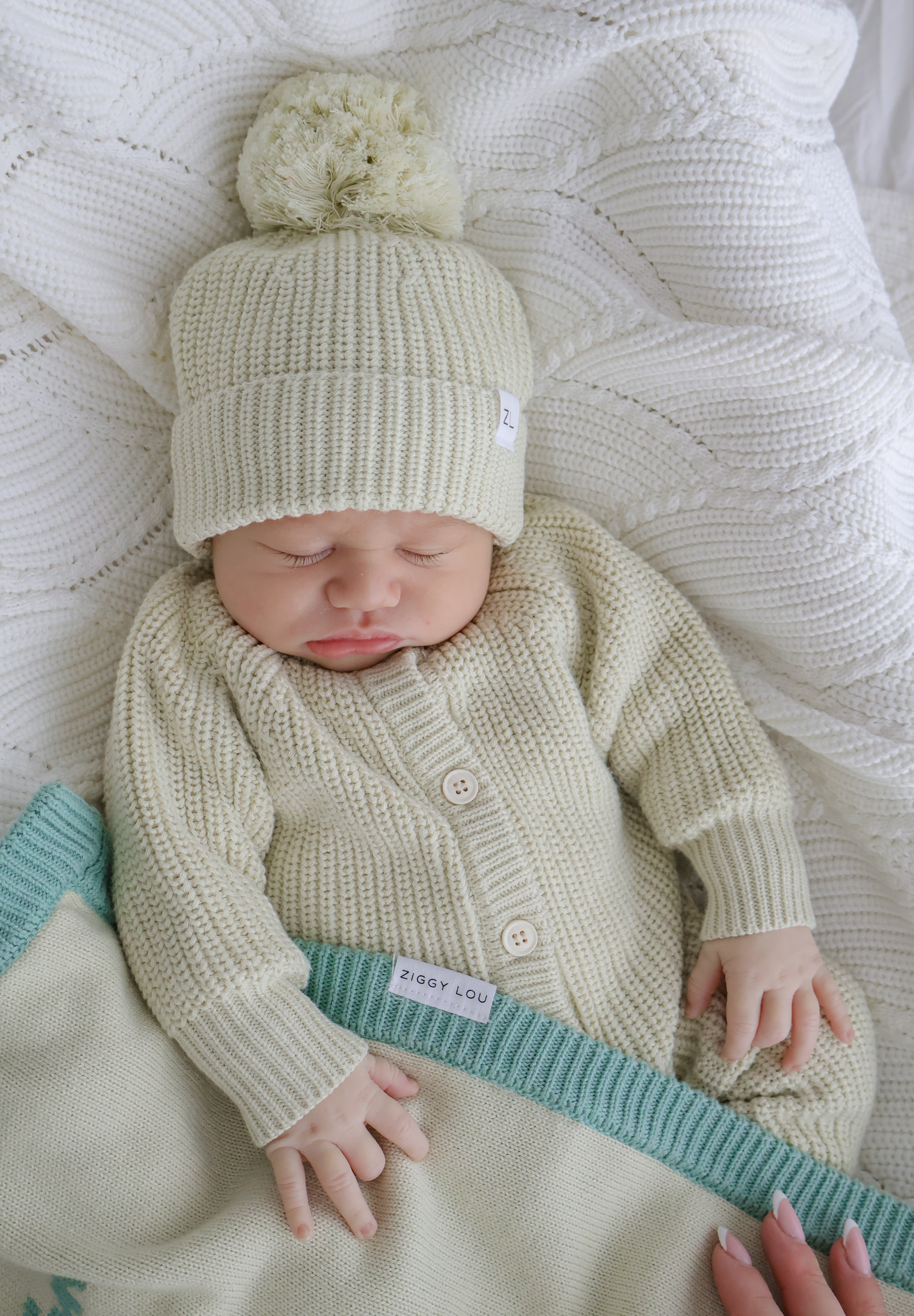 CLASSIC KNIT ROMPER TEA TREE