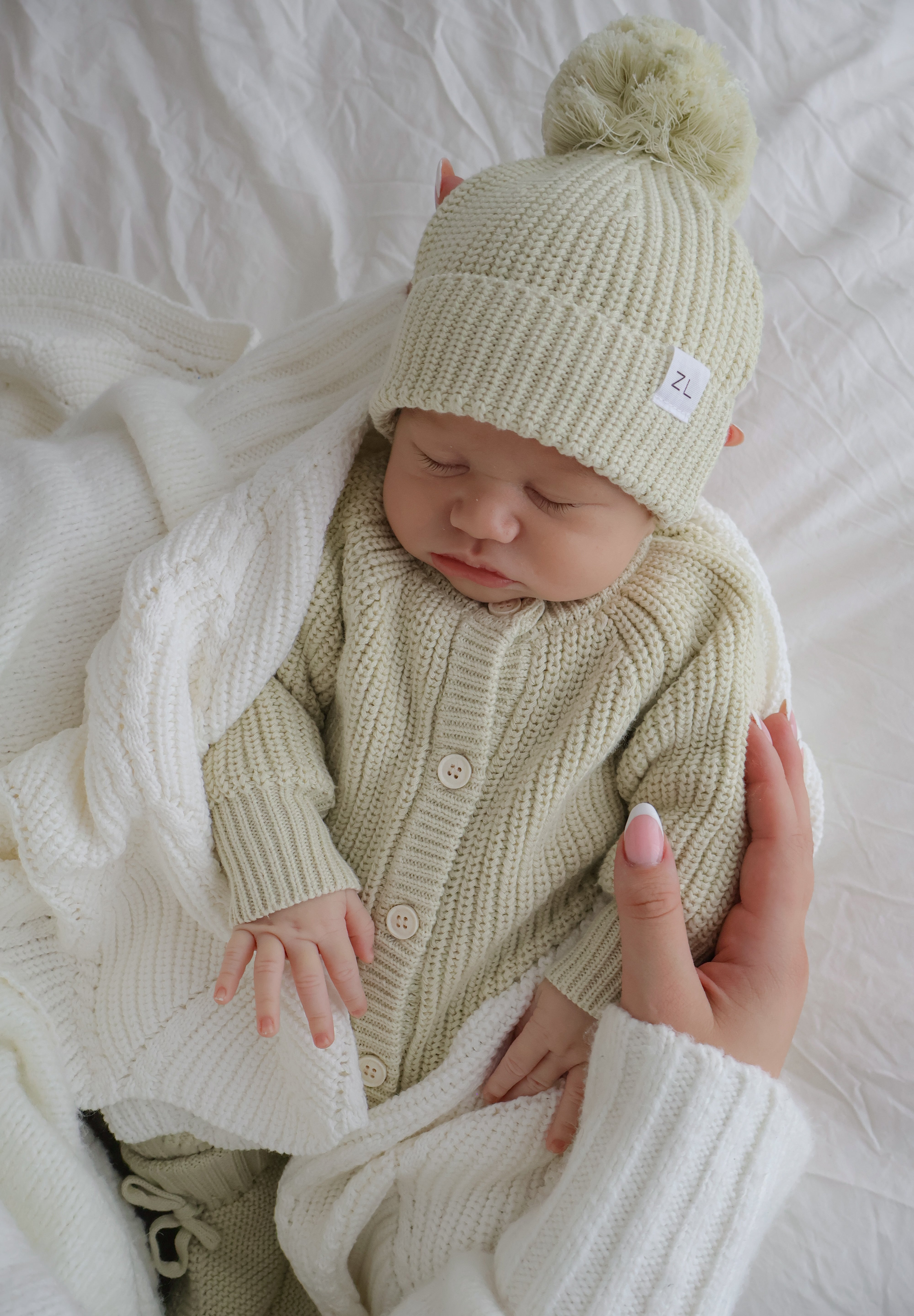 CLASSIC KNIT ROMPER TEA TREE