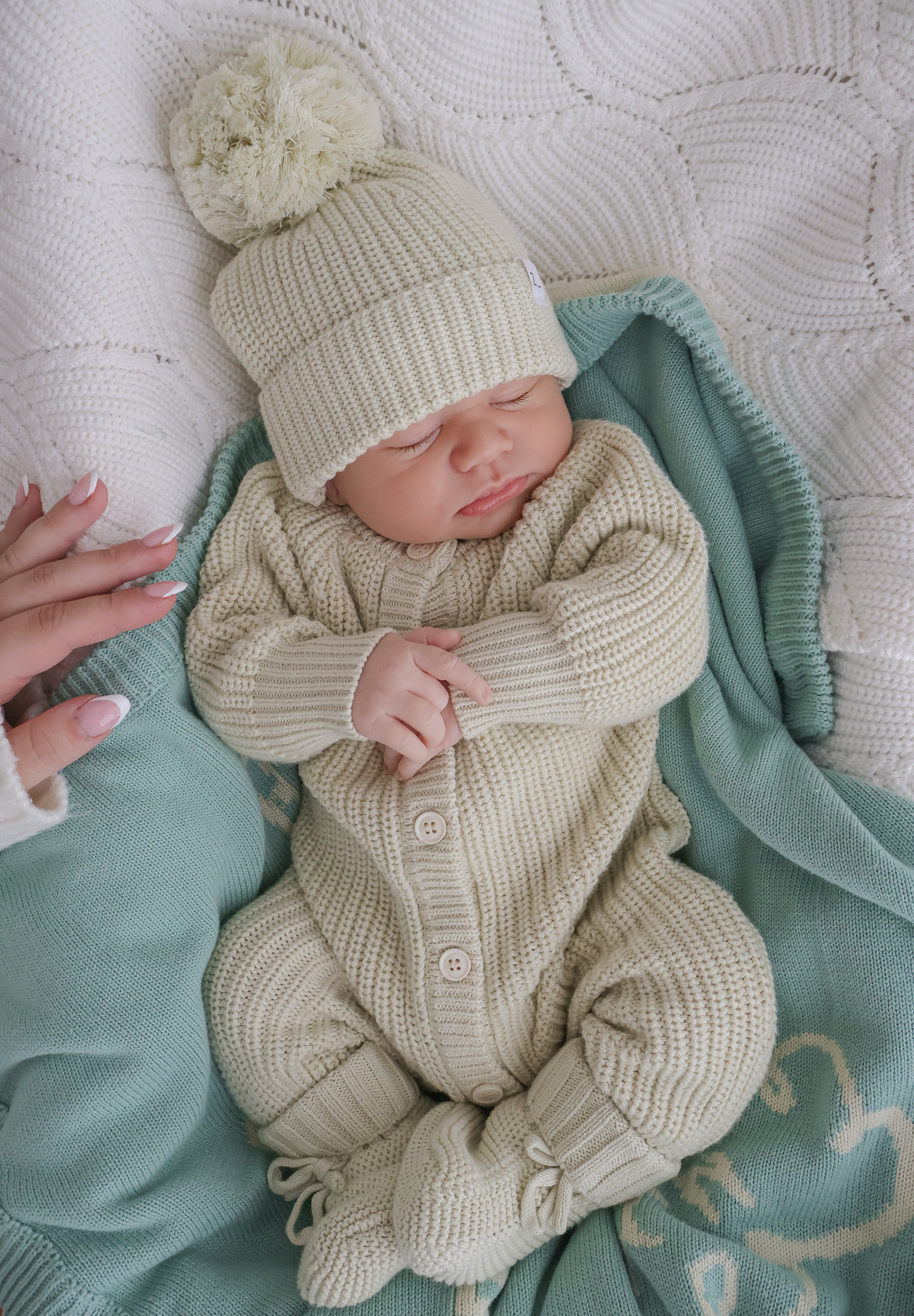 CLASSIC KNIT ROMPER TEA TREE