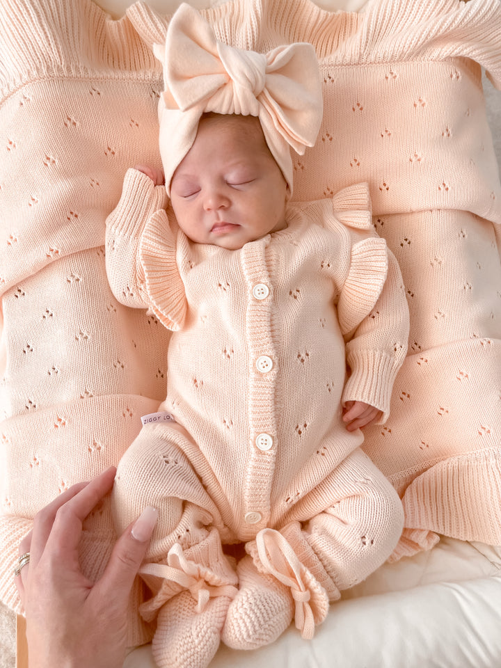 CLASSIC KNIT ROMPER | PRIMROSE