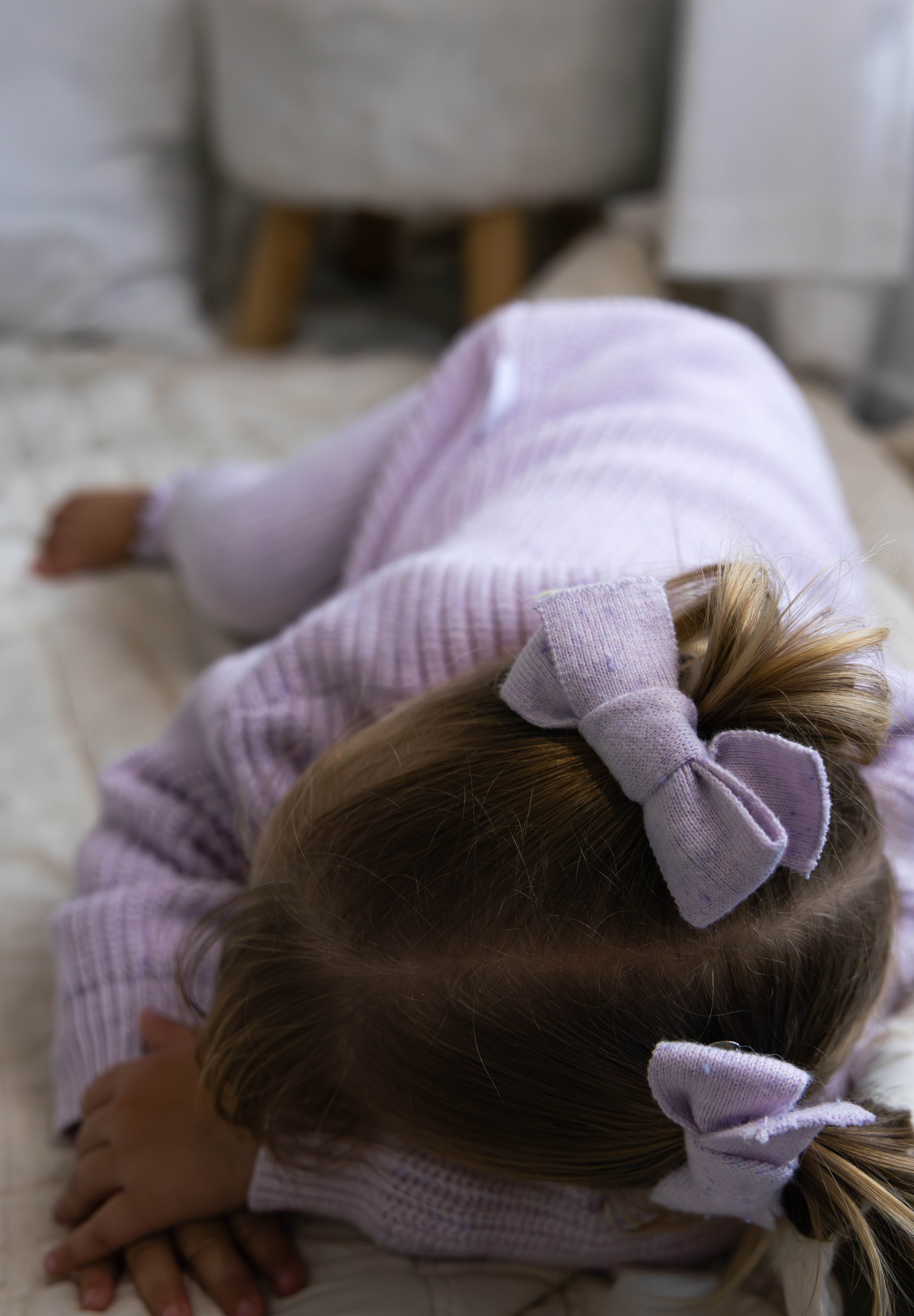 BOWS LAVENDER FLECK