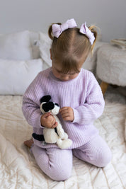 BOWS LAVENDER FLECK