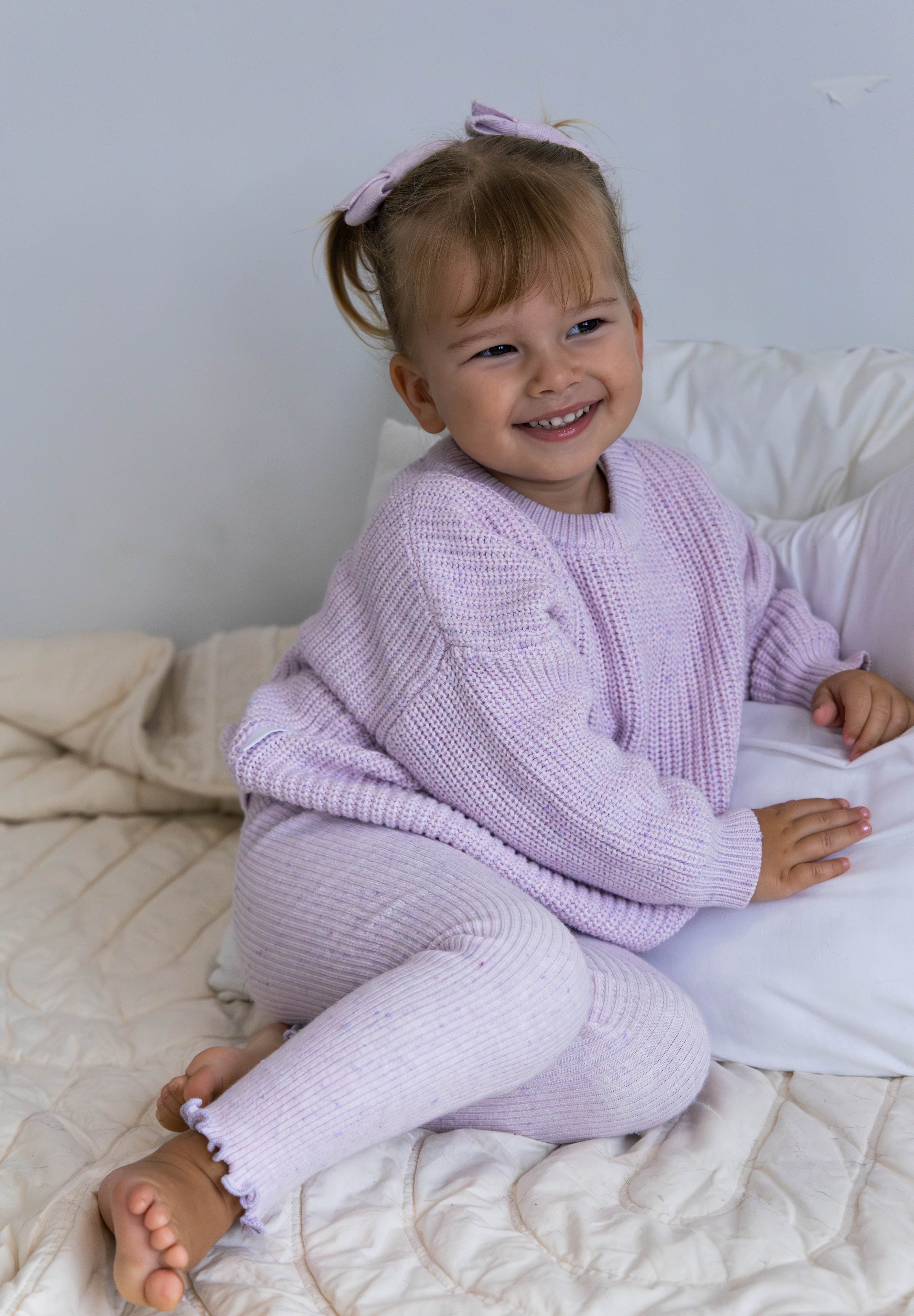 JUMPER LAVENDER FLECK