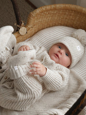 CLASSIC KNIT ROMPER COASTER FLECK