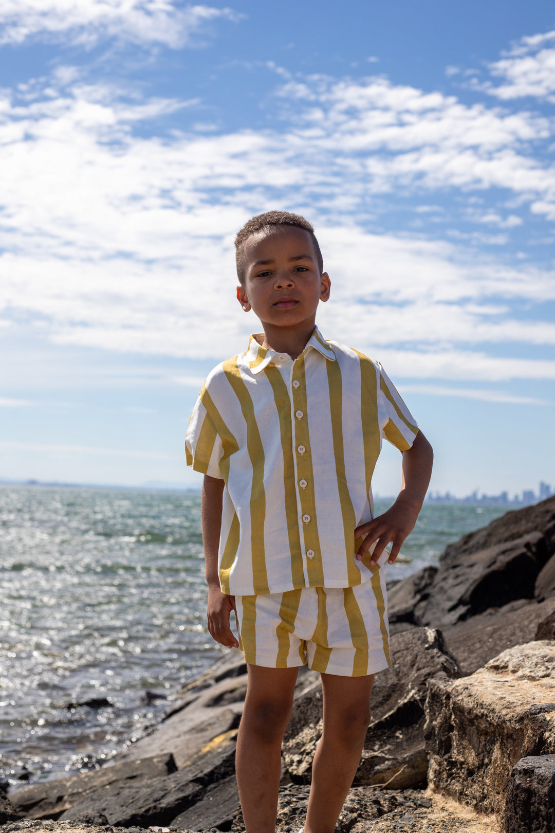 SHORTS | KEY LIME STRIPES