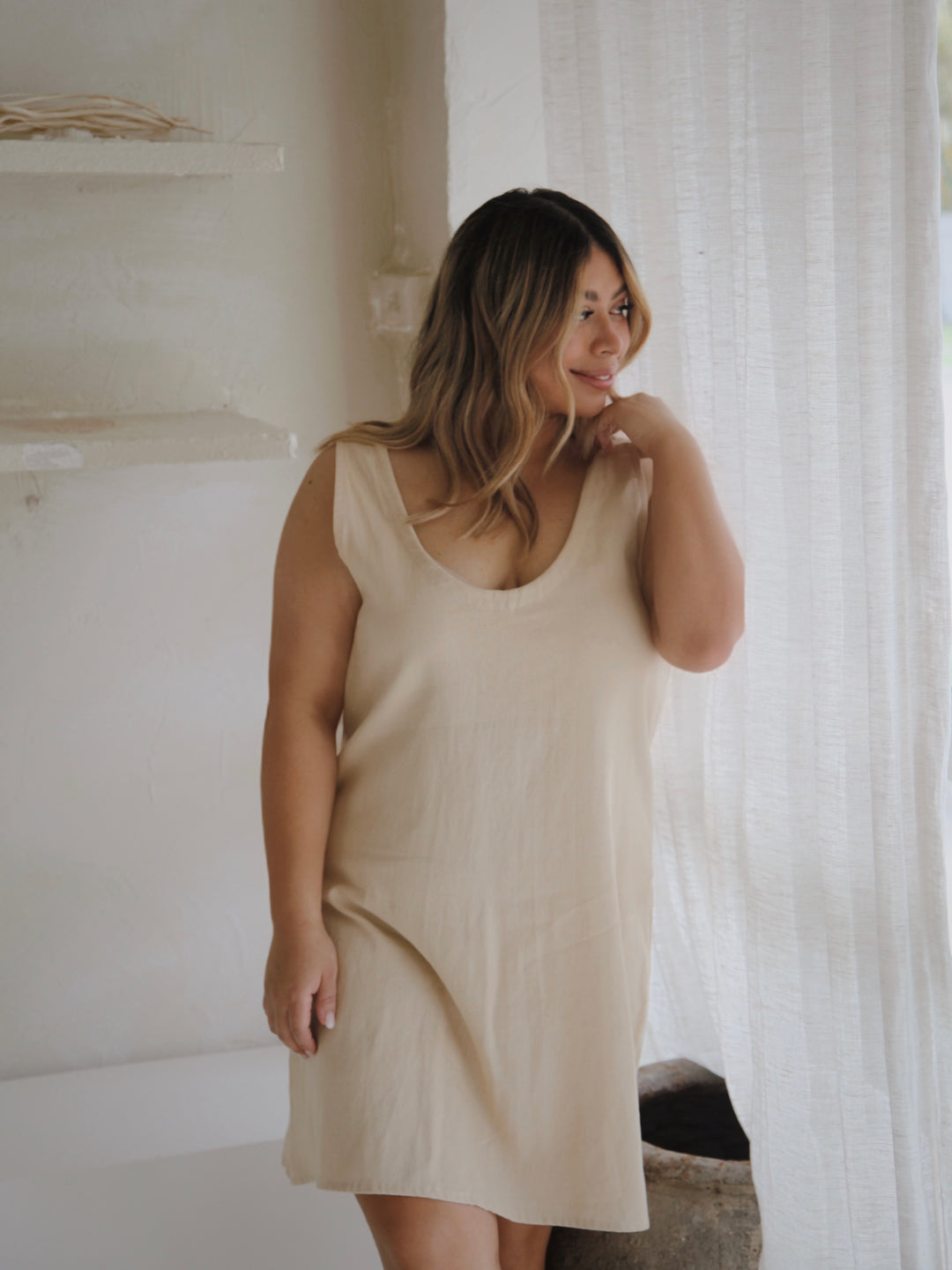 ROMY DRESS | OATMEAL (WOMEN'S)