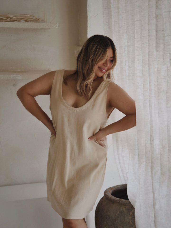 ROMY DRESS | OATMEAL (WOMEN'S)