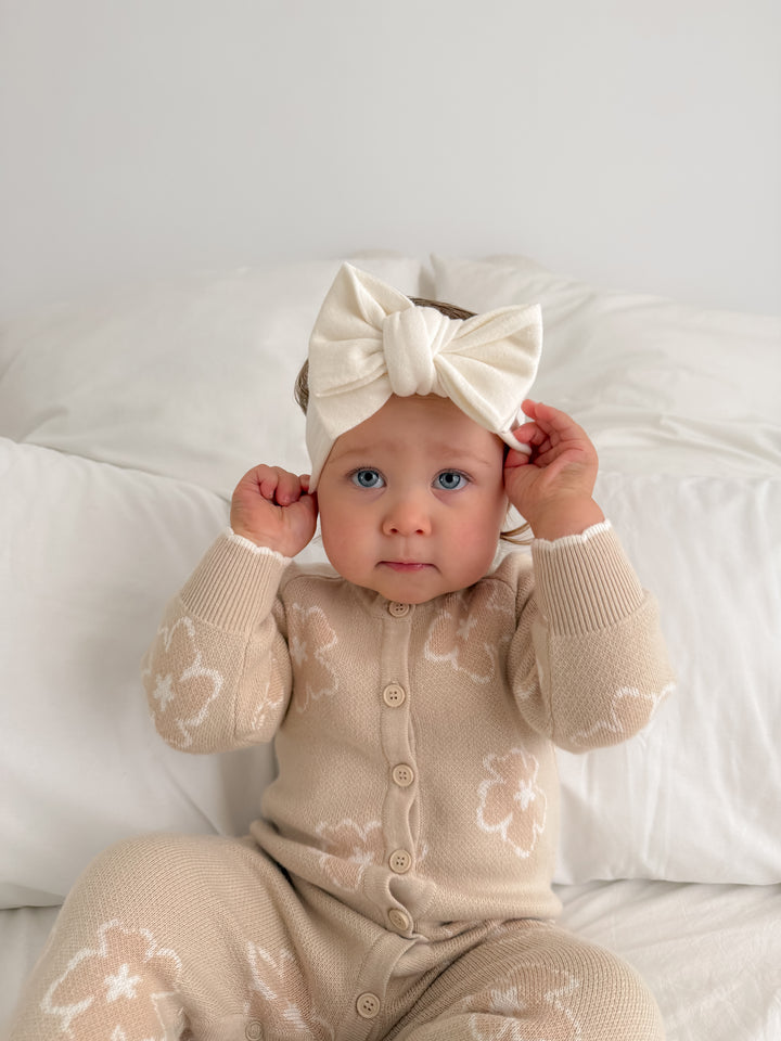 CLASSIC KNIT ROMPER MACEY