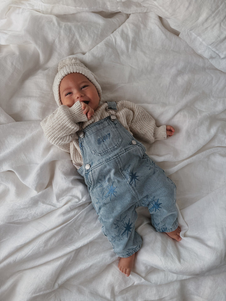 OVERALLS MID WASH