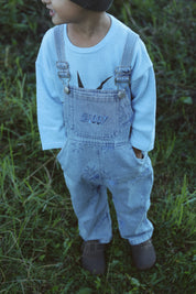 OVERALLS MID WASH