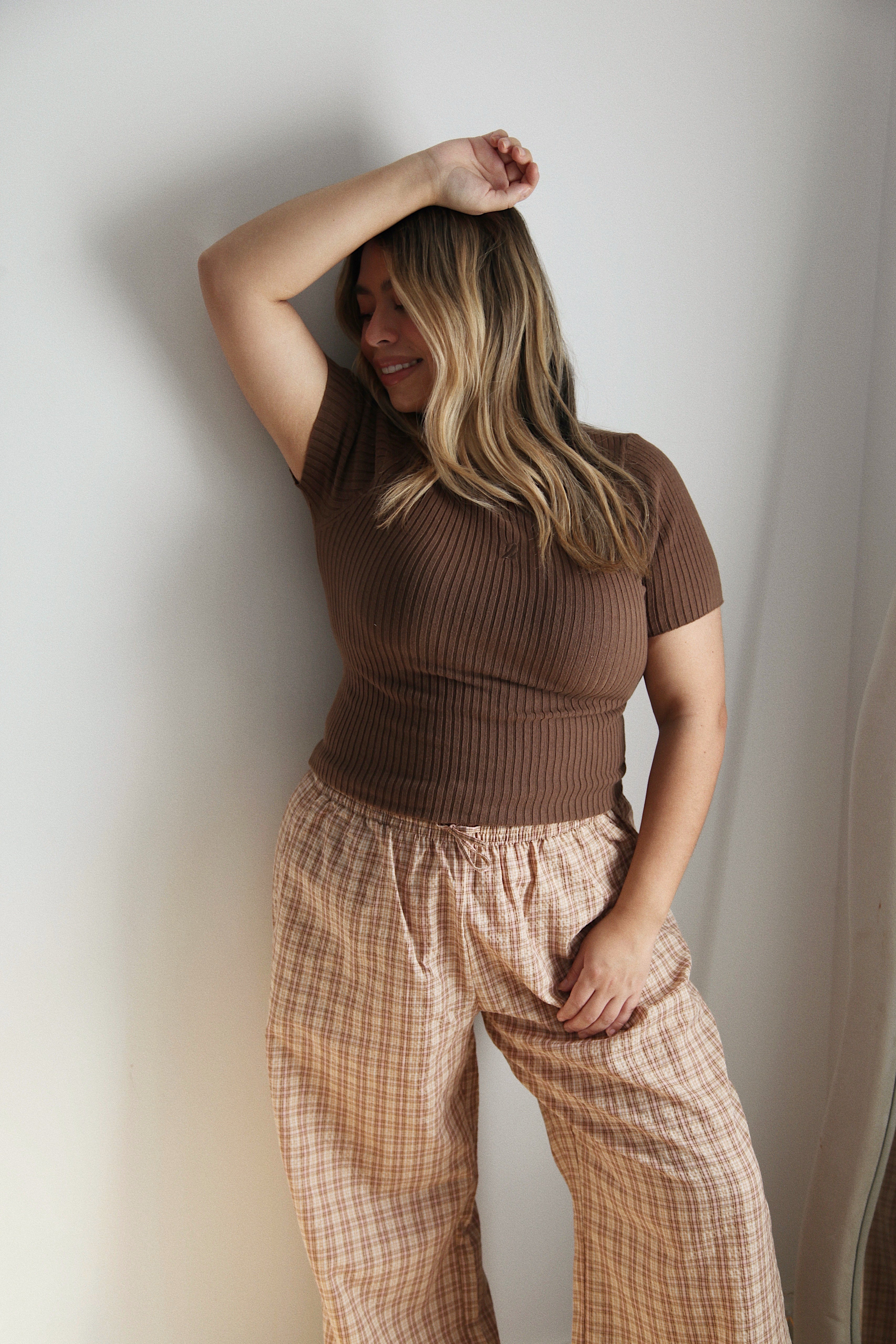 RIBBED TEE COCO