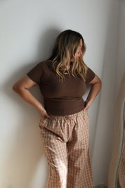 RIBBED TEE COCO