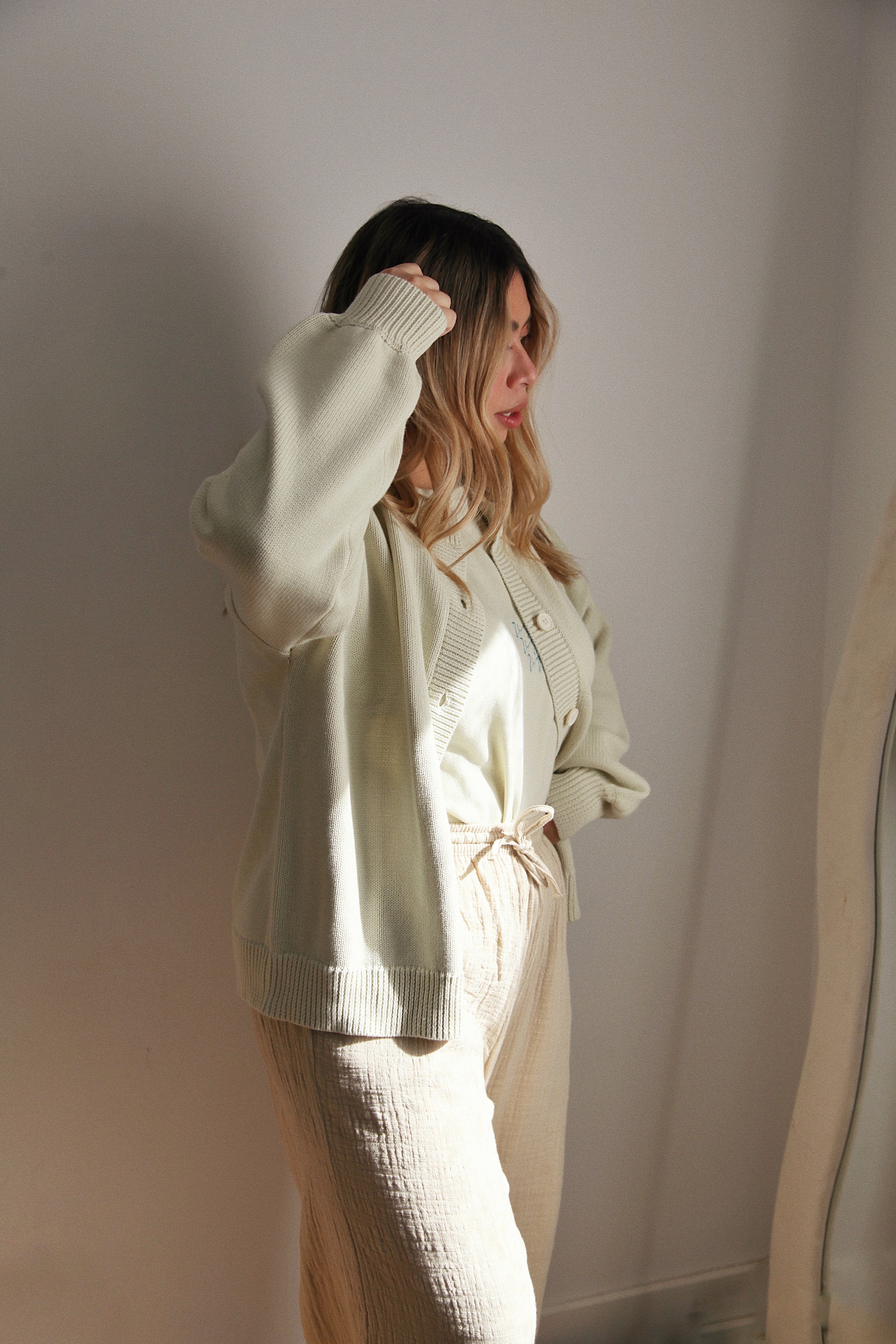 CASSIDY CARDIGAN TEA TREE