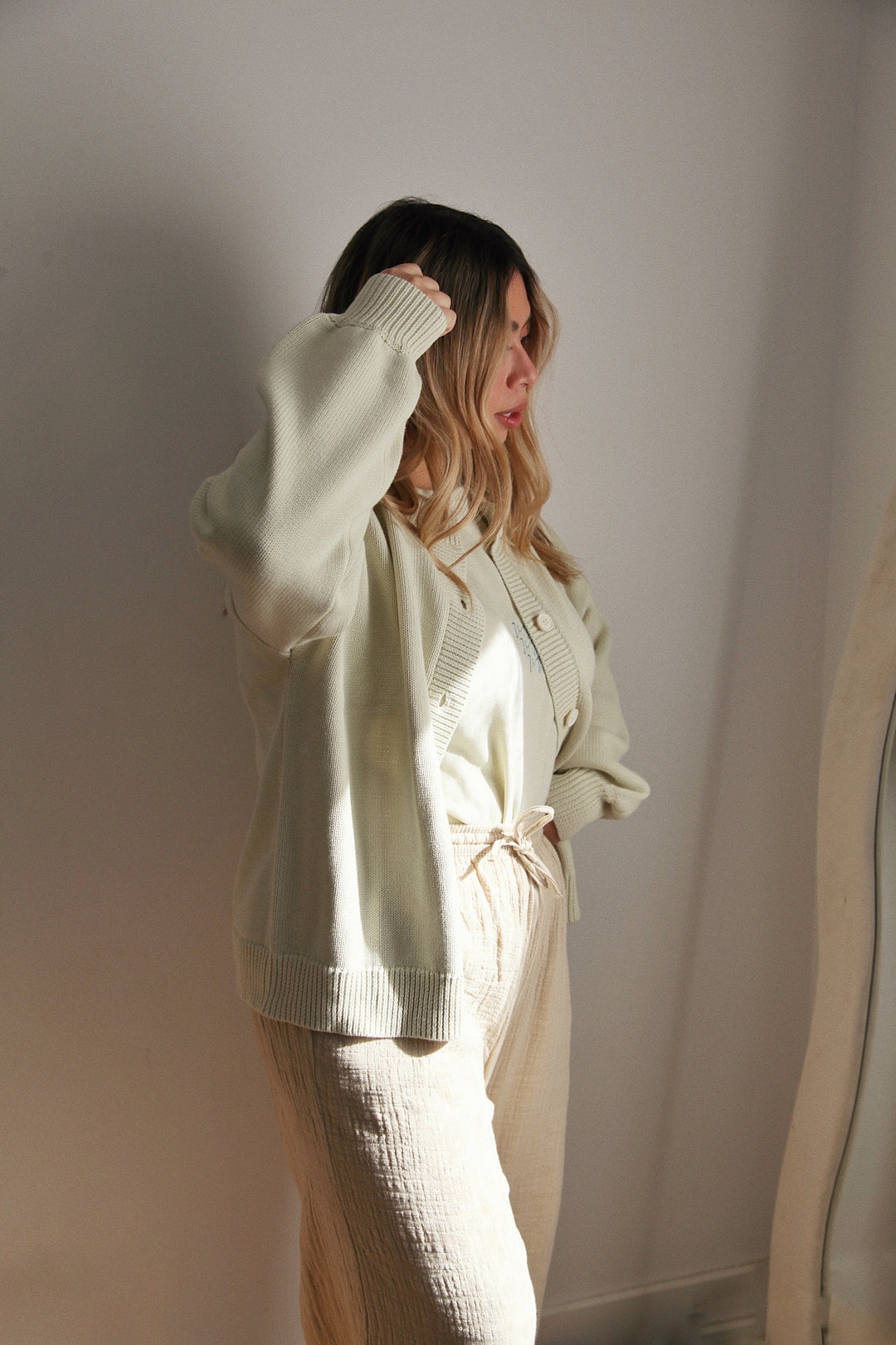 CASSIDY CARDIGAN TEA TREE