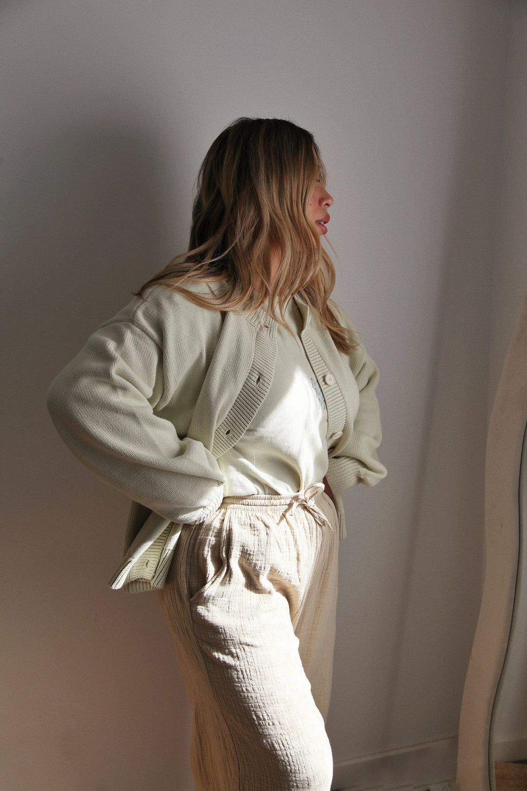 CASSIDY CARDIGAN TEA TREE