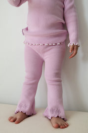 LEGGINGS FLARE LILAC