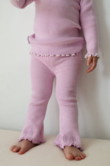 LEGGINGS FLARE LILAC
