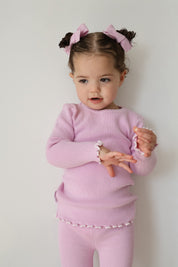 RIBBED TOP LILAC