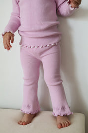 LEGGINGS FLARE LILAC