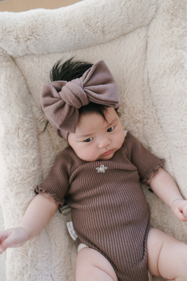 SUMMER RIBBED BODYSUIT | CLOVE