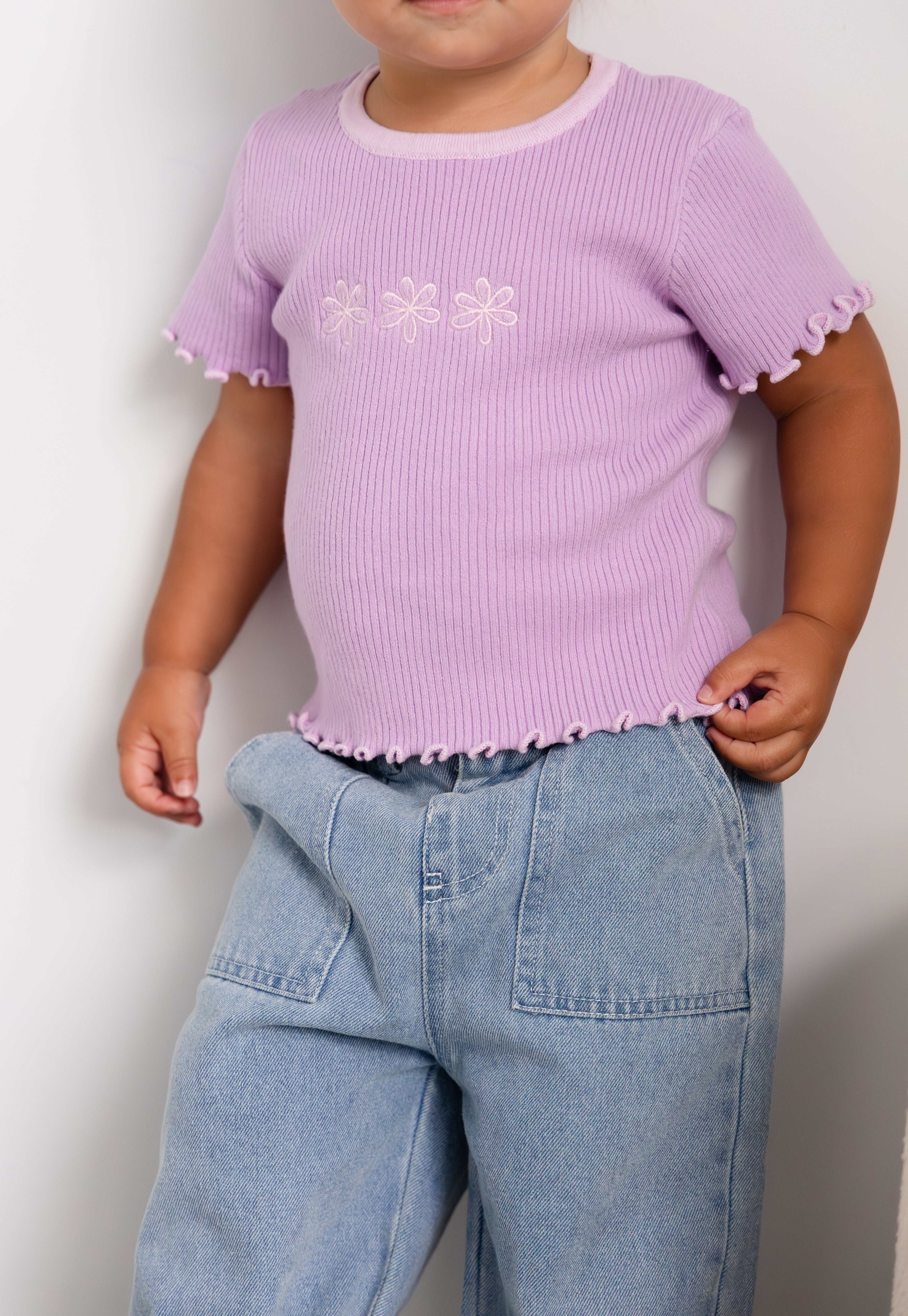 RIBBED TEE | ELOWEN